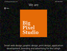 Tablet Screenshot of bigpixelstudio.com